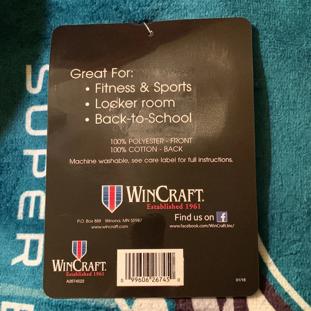 WinCraft Philadelphia Eagles Super Bowl LII Champions 2 Sided Graphic Towel